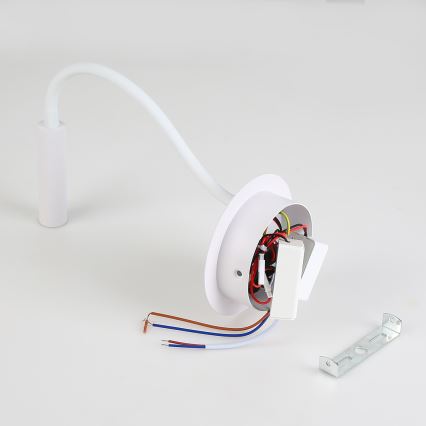 Brilagi - LED Fleksibilna zidna lampa sa USB portom MAYA LED/3W/230V 4000K bela