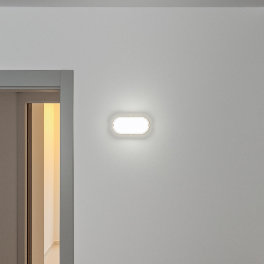 Brilagi - LED Industrijska plafonjera SIMA LED/12W/230V IP65 bela