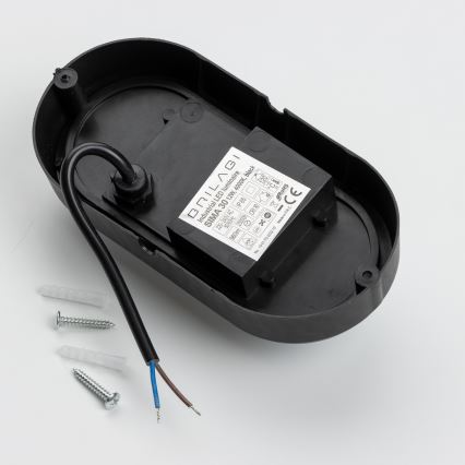 Brilagi - LED Industrijska plafonjera SIMA LED/12W/230V IP65 crno