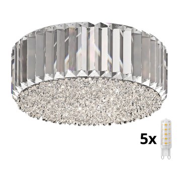 Brilagi - LED Kristalna plafonjera GLAMOUR 5xG9/42W/230V