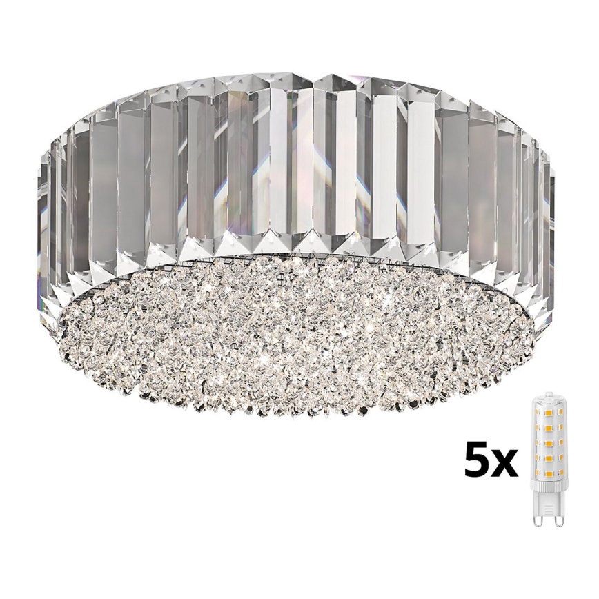 Brilagi - LED Kristalna plafonjera GLAMOUR 5xG9/42W/230V