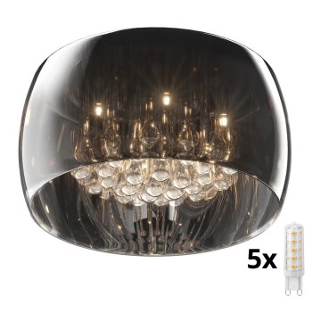 Brilagi - LED Kristalna plafonjera JEWEL 5xG9/42W/230V