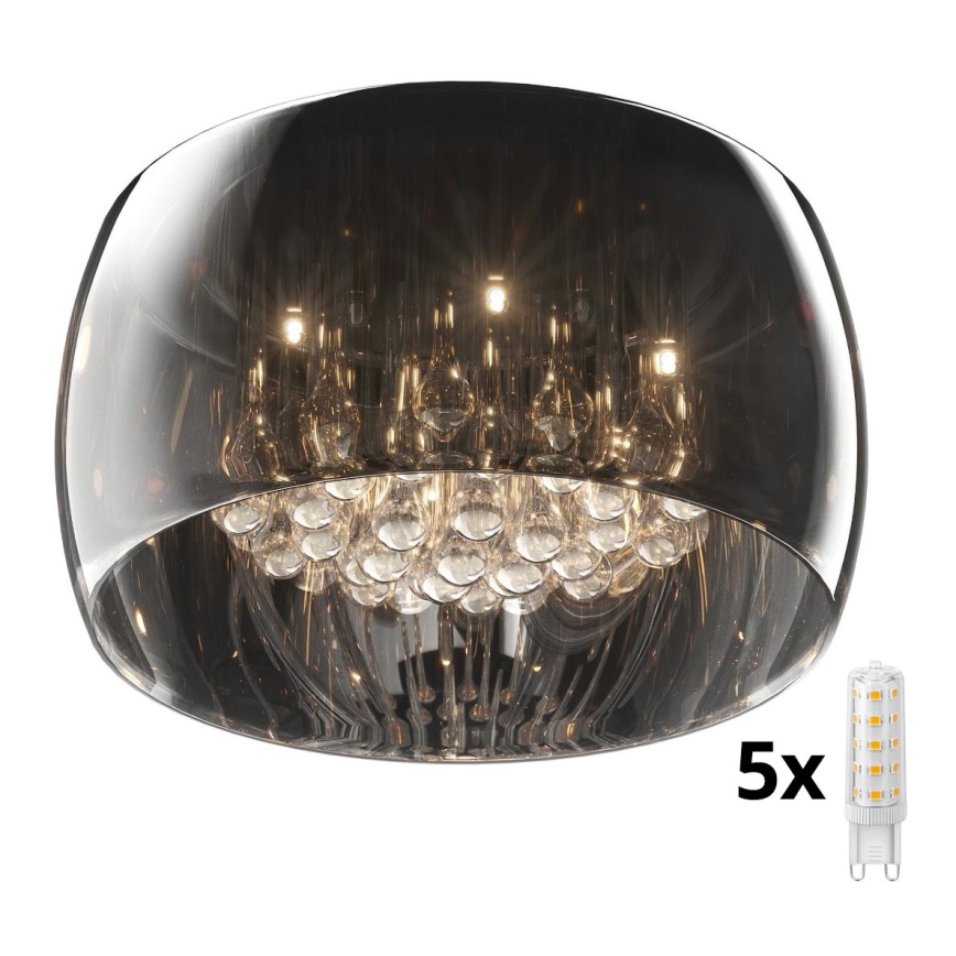 Brilagi - LED Kristalna plafonjera JEWEL 5xG9/42W/230V