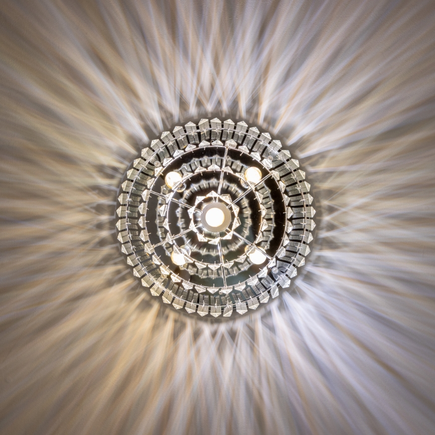 Brilagi - LED Kristalna plafonjera MOZART 5xE14/40W/230V sjajni krom