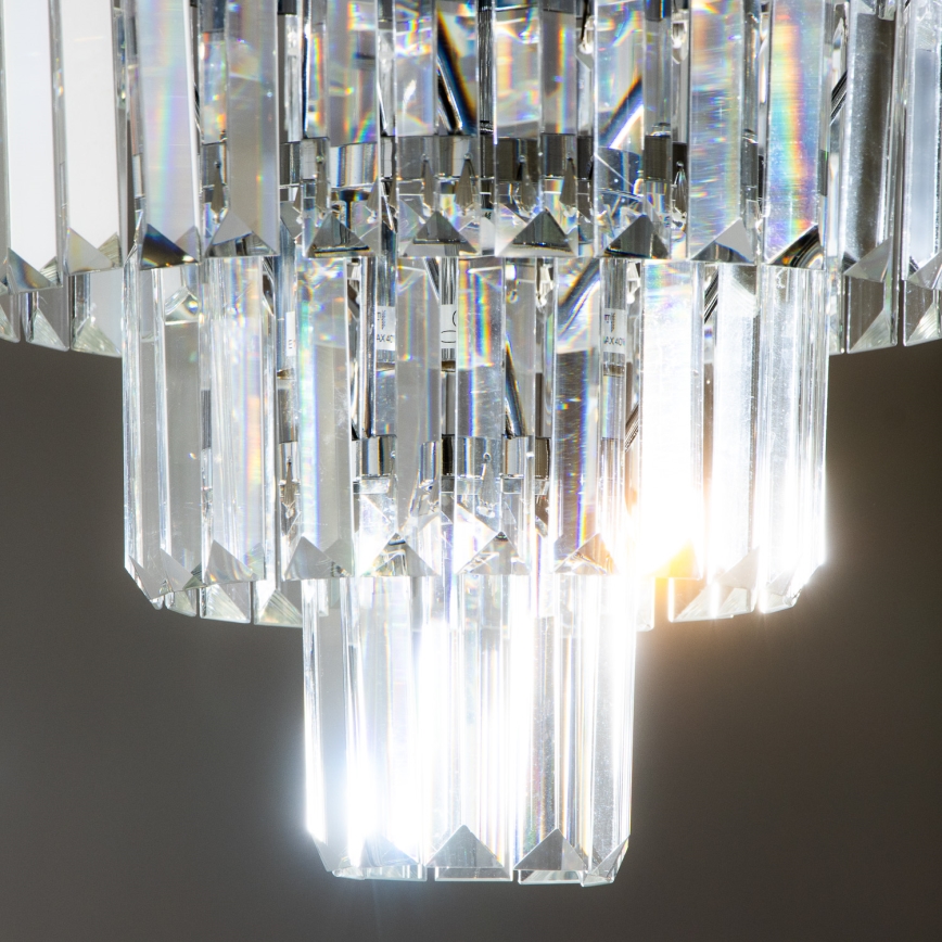 Brilagi - LED Kristalna plafonjera MOZART 5xE14/40W/230V sjajni krom