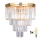 Brilagi - LED Kristalna plafonjera MOZART 5xE14/40W/230V zlatna