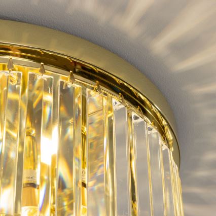 Brilagi - LED Kristalna plafonjera MOZART 5xE14/40W/230V zlatna