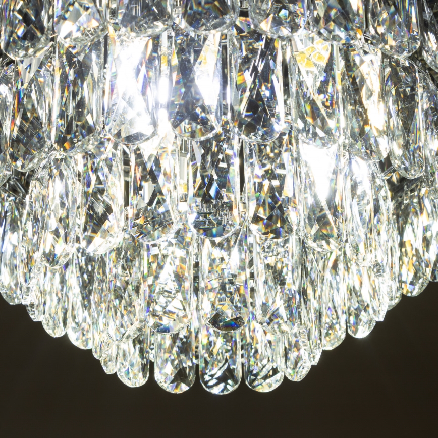 Brilagi - LED Kristalna plafonjera VELURE 5xE14/40W/230V crno