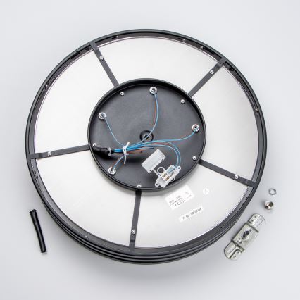 Brilagi - LED Kristalna plafonjera VELURE 5xE14/40W/230V crno