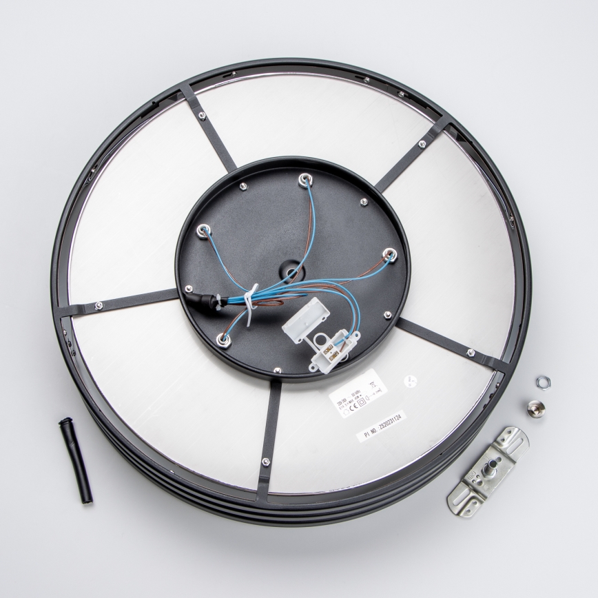 Brilagi - LED Kristalna plafonjera VELURE 5xE14/40W/230V crno
