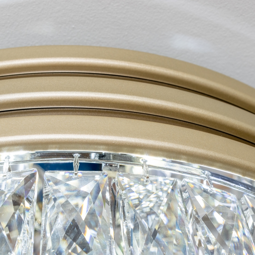 Brilagi - LED Kristalna plafonjera VELURE 5xE14/40W/230V zlatna