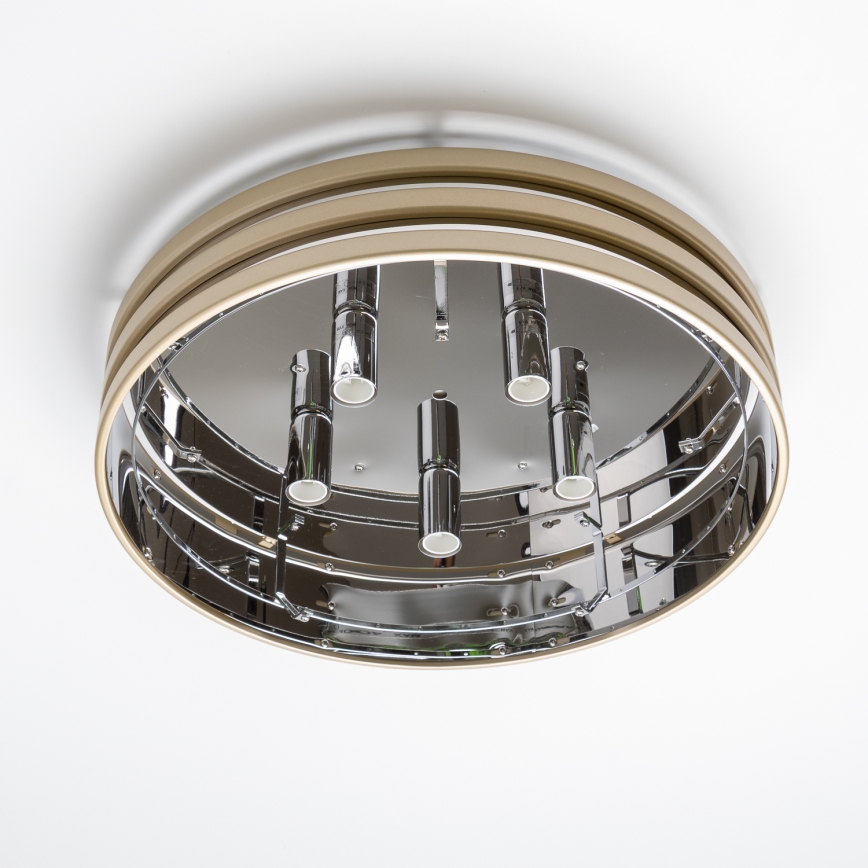 Brilagi - LED Kristalna plafonjera VELURE 5xE14/40W/230V zlatna