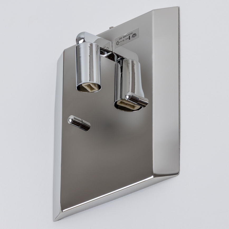 Brilagi - LED Kristalna zidna lampa GLAMOUR 1xG9/42W/230V