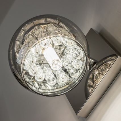 Brilagi - LED Kristalna zidna lampa JEWEL 1xG9/42W/230V