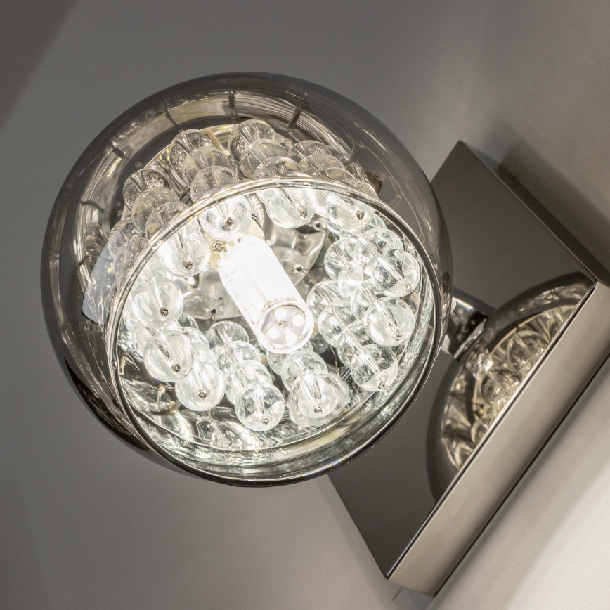 Brilagi - LED Kristalna zidna lampa JEWEL 1xG9/42W/230V