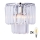 Brilagi - LED Kristalna zidna lampa MOZART 2xE14/40W/230V sjajni krom
