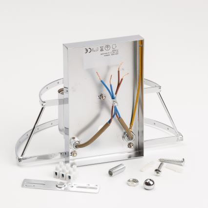Brilagi - LED Kristalna zidna lampa MOZART 2xE14/40W/230V sjajni krom