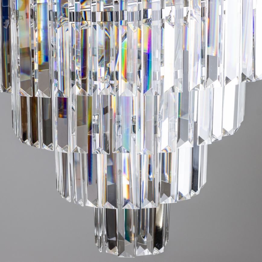 Brilagi - LED kristalni luster na lancu MOZART 5xE14/40W/230V sjajni hrom