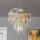 Brilagi - LED kristalni luster na lancu MOZART 5xE14/40W/230V zlatni