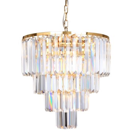 Brilagi - LED kristalni luster na lancu MOZART 5xE14/40W/230V zlatni