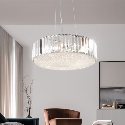 Brilagi - LED Kristalni luster na sajli GLAMOUR 5xG9/42W/230V