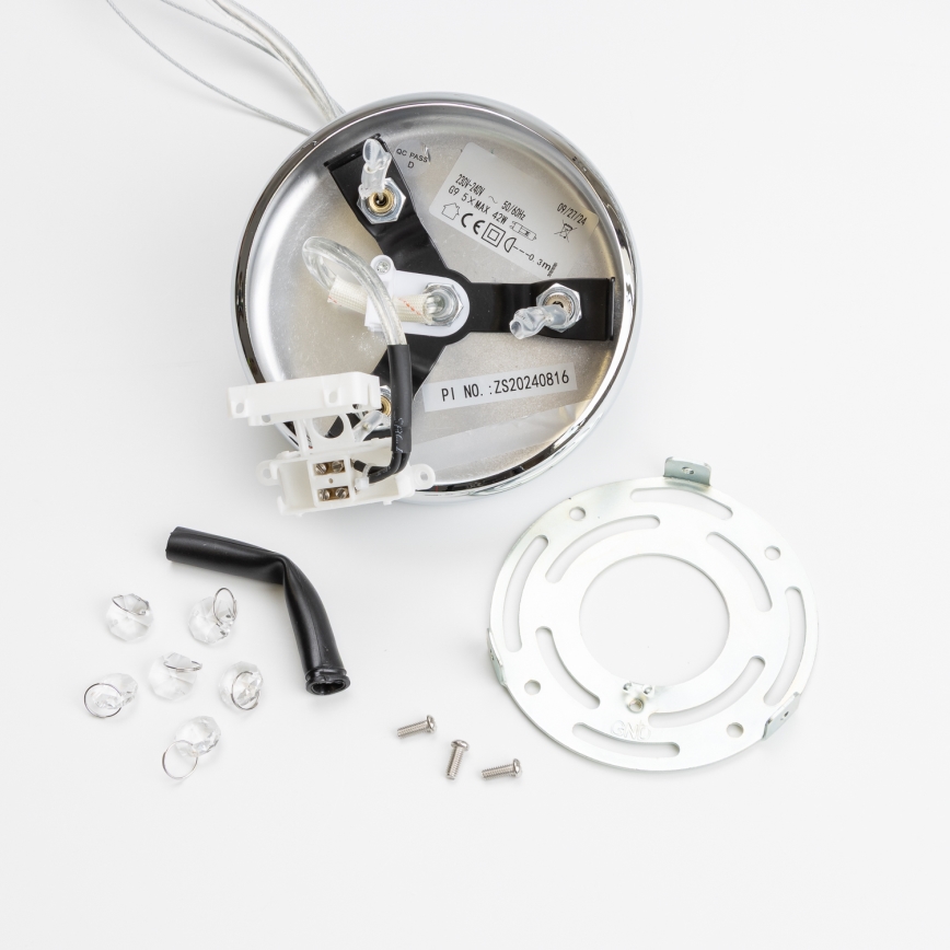 Brilagi - LED Kristalni luster na sajli GLAMOUR 5xG9/42W/230V