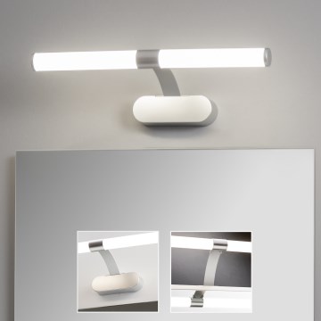 Brilagi - LED kupatilsko osvetljenje za ogledalo 2 u 1 TUBEO LED/6W/230V 40 cm IP44 srebrna