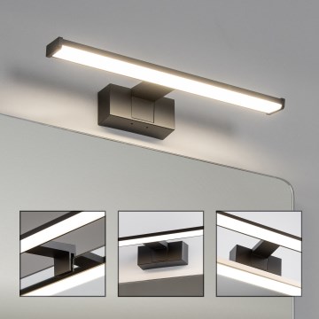Brilagi - LED kupatilsko osvetljenje za ogledalo 3u1 VESTRA LED/8W/230V 40 cm IP44 crna