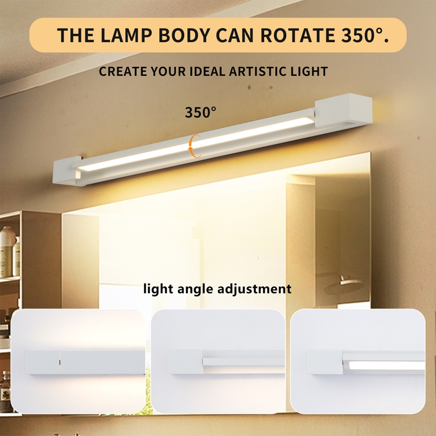 Brilagi - LED osvetljenje za kupatilsko ogledalo AQUA LINE LED/18W/230V 60 cm IP44 belo CRI 90