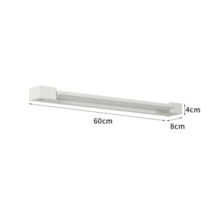 Brilagi - LED osvetljenje za kupatilsko ogledalo AQUA LINE LED/18W/230V 60 cm IP44 belo CRI 90