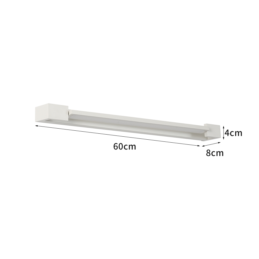 Brilagi - LED osvetljenje za kupatilsko ogledalo AQUA LINE LED/18W/230V 60 cm IP44 belo CRI 90