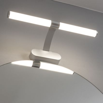 Brilagi - LED kupatilsko osvetljenje za ogledalo 2 u 1 TUBEO LED/6W/230V 40 cm IP44 srebrna