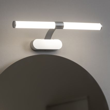 Brilagi - LED kupatilsko osvetljenje za ogledalo 2 u 1 TUBEO LED/6W/230V 40 cm IP44 srebrna