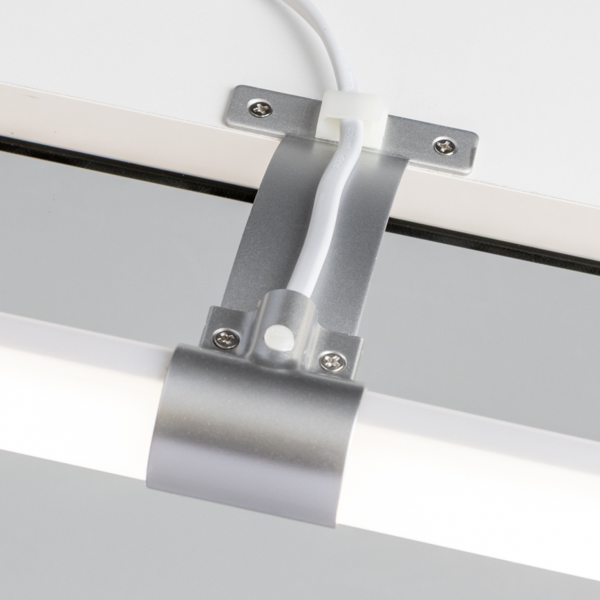 Brilagi - LED kupatilsko osvetljenje za ogledalo 2 u 1 TUBEO LED/6W/230V 40 cm IP44 srebrna