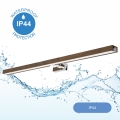Brilagi - LED kupatilsko osvetljenje za ogledalo WOODY MIRROR LED/15W/230V 90 cm IP44 hrast-orah/sjajni hrom