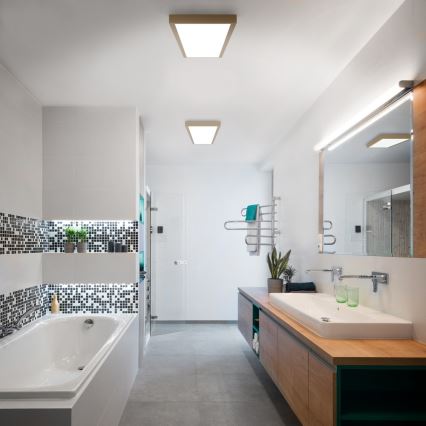Brilagi - LED plafonsko svetlo za kupatilo FRAME LED/50W/230V 120x30 cm IP44 bež