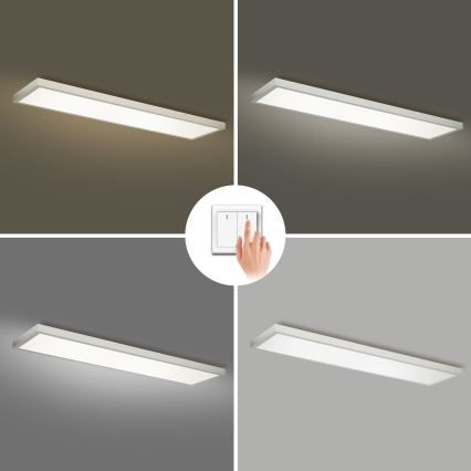Brilagi - LED plafonsko svetlo za kupatilo FRAME LED/50W/230V 3000/4000/6000K 120x30 cm IP44 srebrno