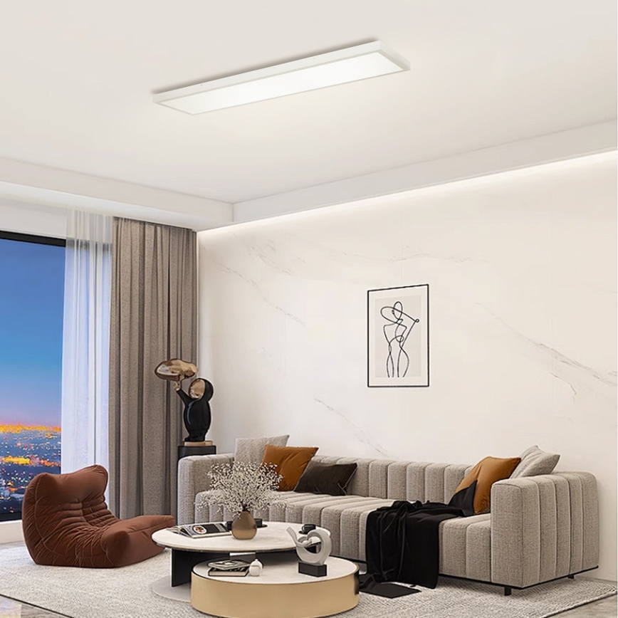 Brilagi - LED plafonsko svetlo za kupatilo FRAME LED/50W/230V 3000/4000/6000K 120x30 cm IP44 srebrno