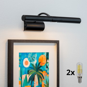 Brilagi - LED Lampa za slike DANAE 2xE14/4W/230V 3000K crno