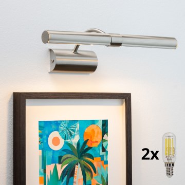 Brilagi - LED Lampa za slike DANAE 2xE14/4W/230V 3000K mat krom