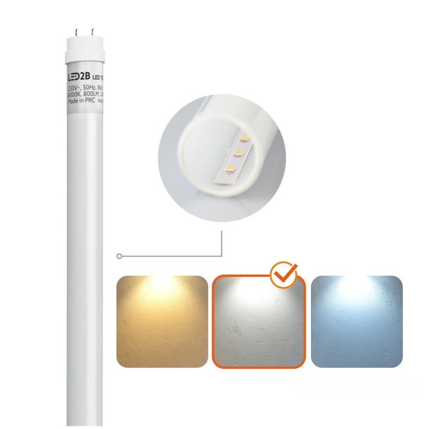 Brilagi - LED Radna fluorescentna cev OPTIMA T8 1xG13/18W/230V 4000K IP65 128 cm