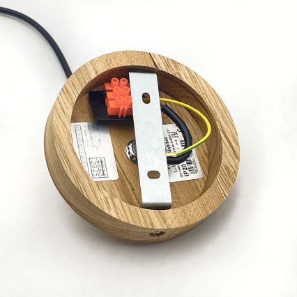 Brilagi - LED luster ANTHONY na sajli 1xE27/60W/230V hrast/bež