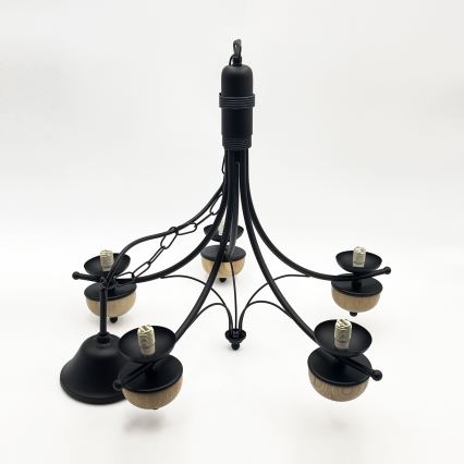 Brilagi - LED Luster na lancu COTTAGE 5xG9/40W/230V bukva/bela