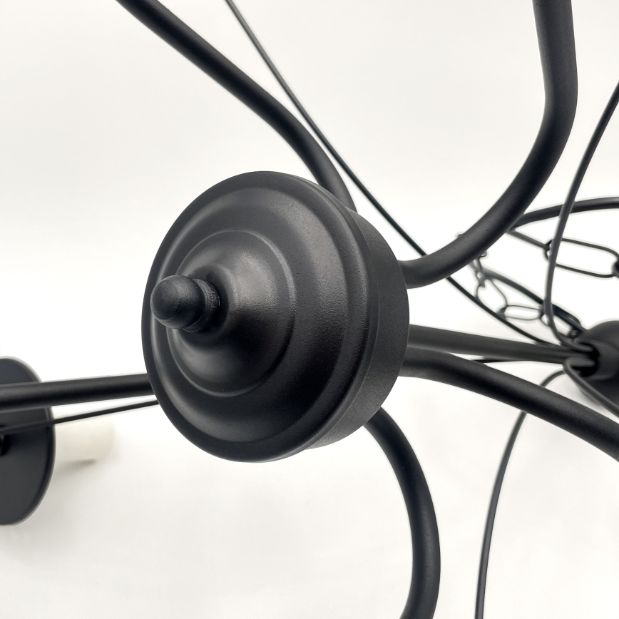 Brilagi - LED luster na lancu COTTAGE 5xG9/40W/230V crna/bela