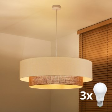 Brilagi - LED luster na lanku BOHO STIL 3xE27/15W/230V, prečnik 80 cm
