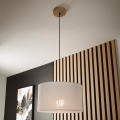 Brilagi - LED Luster na sajli ANTHONY 1xE27/60W/230V hrast/bela