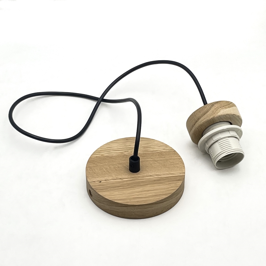 Brilagi - LED Luster na sajli ANTHONY 1xE27/60W/230V hrast/bela