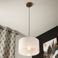 Brilagi - LED Luster na sajli ANTHONY 1xE27/60W/230V hrast/bela