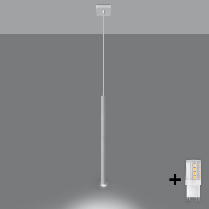 Brilagi -  LED luster na sajli DRIFA 1xG9/4W/230V bela