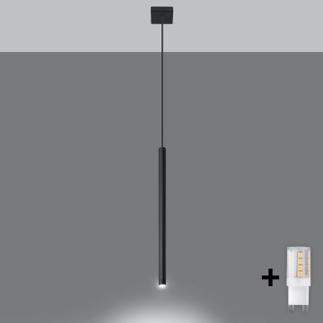 Brilagi -  LED luster na sajli DRIFA 1xG9/4W/230V crno